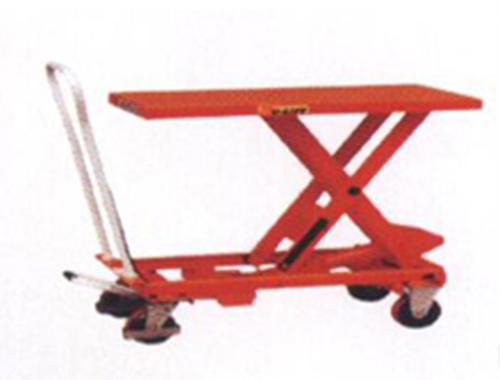 单剪重型脚踏式升降平台车